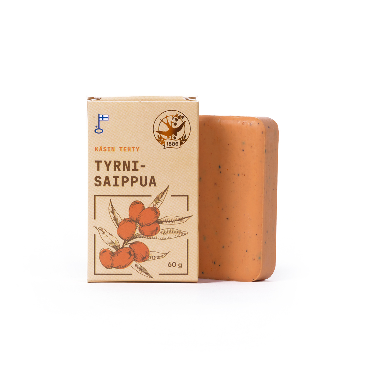 Kotimainen Tyrni Palasaippua 60g
